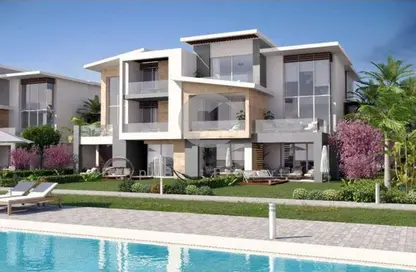 Penthouse - 3 Bedrooms - 2 Bathrooms for sale in Azha North - Ras Al Hekma - North Coast