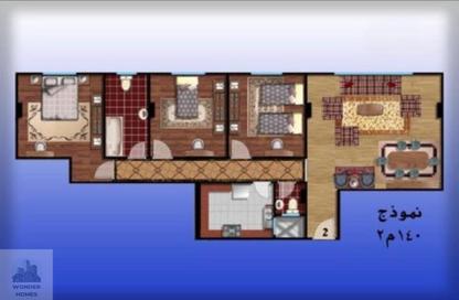 Apartment - 3 Bedrooms - 2 Bathrooms for sale in 10th Sector - Zahraa El Maadi - Hay El Maadi - Cairo