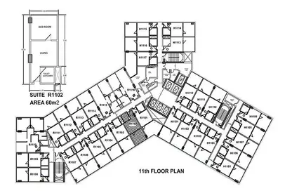 Hotel Apartment - 1 Bedroom - 1 Bathroom for sale in New Capital City - Cairo