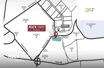 شقة - 2 غرف نوم - 2 حمامات للبيع في روك يارد - شيراتون المطار - النزهة - القاهرة