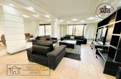 Apartment - 4 Bedrooms - 3 Bathrooms for rent in Sarayat Al Maadi - Hay El Maadi - Cairo