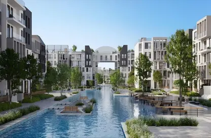 Apartment - 2 Bedrooms - 3 Bathrooms for sale in Rivers - New Zayed City - Sheikh Zayed City - Giza