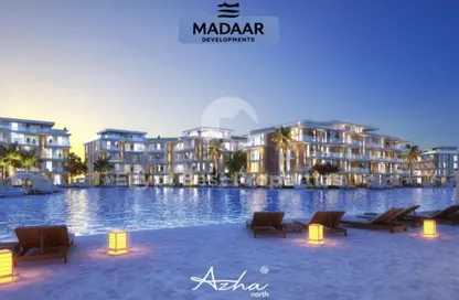 Chalet - 2 Bedrooms - 3 Bathrooms for sale in Azha North - Ras Al Hekma - North Coast