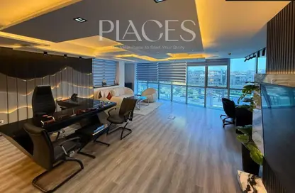 Office Space - Studio - 5 Bathrooms for rent in V90 - North Teseen St. - The 5th Settlement - New Cairo City - Cairo