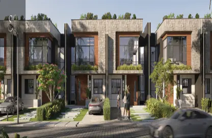 Townhouse - 3 Bedrooms - 3 Bathrooms for sale in Belong Villa Community - Al Wahat Road - 6 October City - Giza