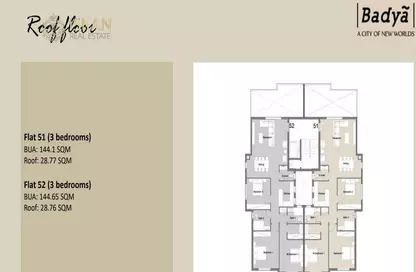 Penthouse - 3 Bedrooms - 3 Bathrooms for sale in Badya Palm Hills - 6 October Compounds - 6 October City - Giza