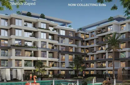 Apartment - 1 Bedroom - 1 Bathroom for sale in Al Nozha St. - 15th District - Sheikh Zayed City - Giza