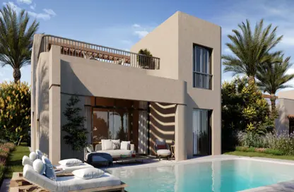 فيلا - 3 غرف نوم - 2 حمامات للبيع في سوان ليك الجونة - الجونة - الغردقة - محافظة البحر الاحمر