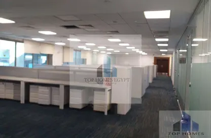 Office Space - Studio - 2 Bathrooms for rent in Bank Center Street - South Teseen St. - The 5th Settlement - New Cairo City - Cairo