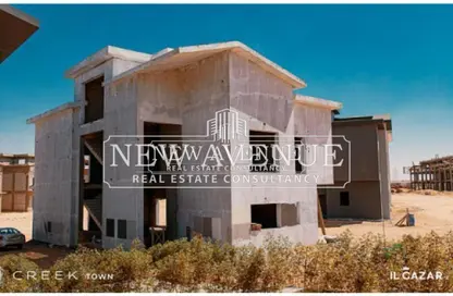 Twin House - 3 Bedrooms - 4 Bathrooms for sale in Creek Town - The 1st Settlement - New Cairo City - Cairo