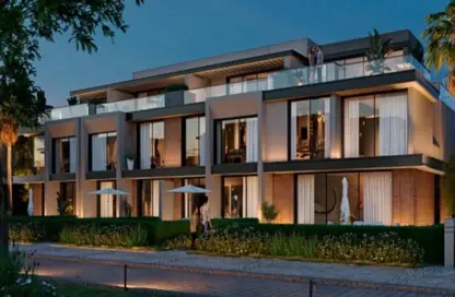 تاون هاوس - 3 غرف نوم - 4 حمامات للبيع في بالم هيلز جولف اكستينشن - طريق الواحات - مدينة 6 أكتوبر - الجيزة