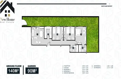 Apartment - 3 Bedrooms - 2 Bathrooms for sale in Bait Alwatan - The 5th Settlement - New Cairo City - Cairo