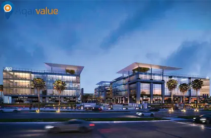 Office Space - Studio - 1 Bathroom for sale in Golden Gate - South Teseen St. - The 5th Settlement - New Cairo City - Cairo