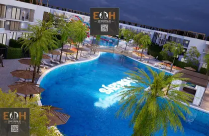 Apartment - 1 Bedroom - 1 Bathroom for sale in Magawish - Hurghada - Red Sea