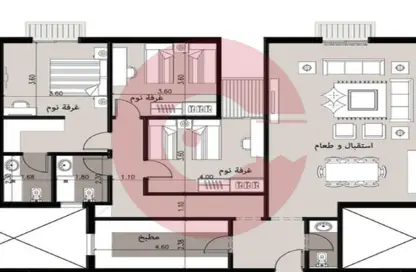 Apartment - 3 Bedrooms - 2 Bathrooms for sale in Vee Muruj - Smouha - Hay Sharq - Alexandria