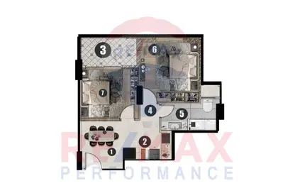 Chalet - 2 Bedrooms - 1 Bathroom for sale in New Maamoura - Markaz Al Hamam - North Coast