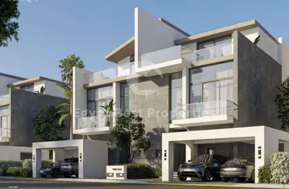 Twin House - 3 Bedrooms - 4 Bathrooms for sale in Saada Compound - New Cairo City - Cairo
