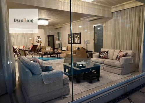 فيلا - 6 غرف نوم - 8 حمامات for للايجار in قطامية ريزدنس - التجمع الاول - مدينة القاهرة الجديدة - القاهرة