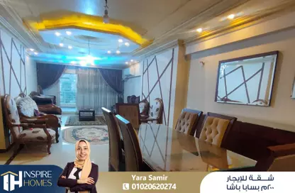 شقة - 3 غرف نوم - 2 حمامات للايجار في شارع تاج الرؤساء - سابا باشا - حي شرق - الاسكندرية