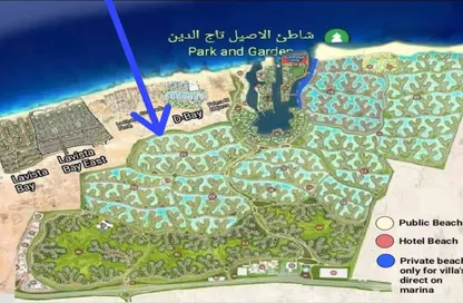 Chalet - 2 Bedrooms - 2 Bathrooms for sale in South Med - Qesm Ad Dabaah - North Coast
