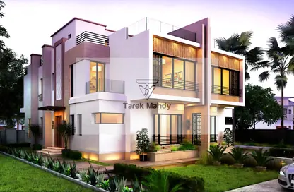 Twin House - 4 Bedrooms - 4 Bathrooms for sale in Alma - 2nd District - Sheikh Zayed City - Giza