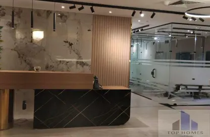 Office Space - Studio - 1 Bathroom for rent in Bank Center Street - South Teseen St. - The 5th Settlement - New Cairo City - Cairo