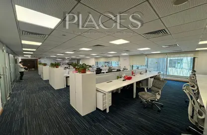Office Space - Studio - 2 Bathrooms for rent in Bank Center Street - South Teseen St. - The 5th Settlement - New Cairo City - Cairo