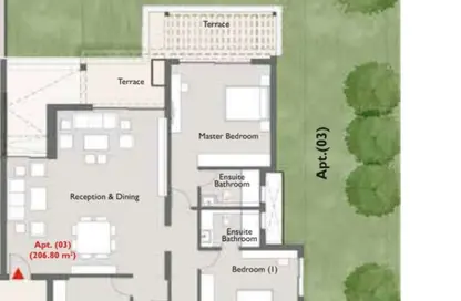 شقة - 3 غرف نوم - 4 حمامات للبيع في كابيتال جاردنز - بالم هيلز - كمبوندات مدينة المستقبل - مدينة المستقبل - القاهرة