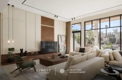 Apartment - 2 Bedrooms - 2 Bathrooms for sale in Modon West - Al Wahat Road - 6 October City - Giza