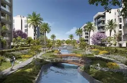 شقة - 2 غرف نوم - 2 حمامات للبيع في أفلين - المستثمرين الشمالية - مدينة القاهرة الجديدة - القاهرة