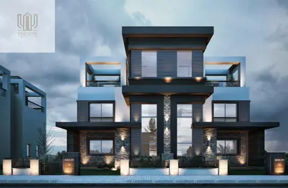 Twin House - 3 Bedrooms - 4 Bathrooms for sale in New Giza - Cairo Alexandria Desert Road - 6 October City - Giza