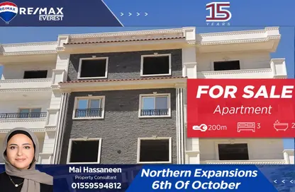 Apartment - 3 Bedrooms - 2 Bathrooms for sale in Touristic 1 - Northern Expansions - 6 October City - Giza