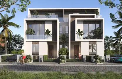 Twin House - 4 Bedrooms - 4 Bathrooms for sale in New Zayed City - Sheikh Zayed City - Giza