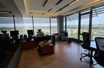 Office Space - Studio - 1 Bathroom for rent in The Polygon - Sheikh Zayed Compounds - Sheikh Zayed City - Giza