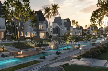 Townhouse - 3 Bedrooms - 3 Bathrooms for sale in Rivers - New Zayed City - Sheikh Zayed City - Giza