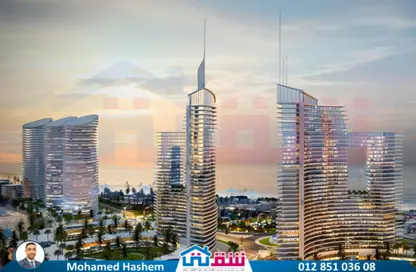 Chalet - 2 Bedrooms - 2 Bathrooms for sale in Lagoon - Al Alamein - North Coast