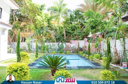 فيلا - 7 غرف نوم - 5 حمامات للبيع في سموحة - حي شرق - الاسكندرية