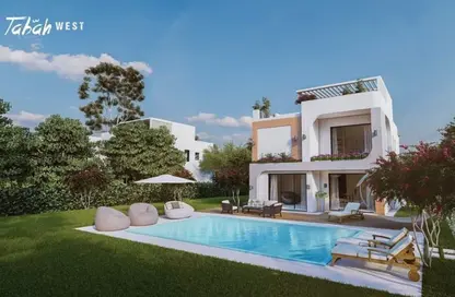 Villa - 4 Bedrooms - 4 Bathrooms for sale in Tabah West Compound - New Zayed City - Sheikh Zayed City - Giza