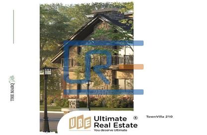 Townhouse - 3 Bedrooms - 4 Bathrooms for sale in The Marq ville - 5th Settlement Compounds - The 5th Settlement - New Cairo City - Cairo
