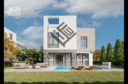Villa - 4 Bedrooms - 5 Bathrooms for sale in Lake West 2 - Sheikh Zayed Compounds - Sheikh Zayed City - Giza