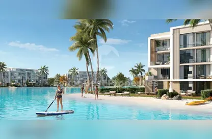 Duplex - 2 Bedrooms - 3 Bathrooms for sale in Azha North - Ras Al Hekma - North Coast