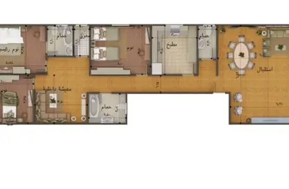 Apartment - 3 Bedrooms - 3 Bathrooms for sale in Bait Alwatan - The 5th Settlement - New Cairo City - Cairo
