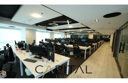 Office Space - Studio - 5 Bathrooms for rent in Concord Plaza - South Investors Area - New Cairo City - Cairo