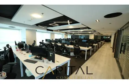 Office Space - Studio - 5 Bathrooms for rent in Concord Plaza - South Investors Area - New Cairo City - Cairo