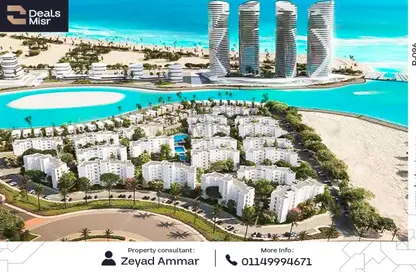 شقة - 2 غرف نوم - 2 حمامات للبيع في بالم هيلز العلمين الجديدة - مدينة العلمين الجديدة - العلمين - الساحل الشمالي
