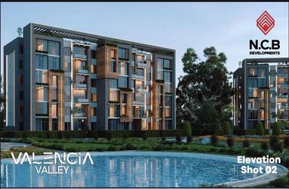 Apartment - 3 Bedrooms - 3 Bathrooms for sale in Valencia Valley - Al Andalus District - New Cairo City - Cairo