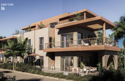Chalet - 2 Bedrooms - 2 Bathrooms for sale in Ramla Lakeside - Qesm Ad Dabaah - North Coast