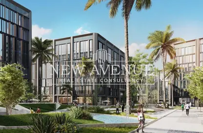 Office Space - Studio - 3 Bathrooms for rent in One Ninety - South Teseen St. - The 5th Settlement - New Cairo City - Cairo