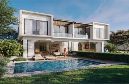 Villa - 3 Bedrooms - 3 Bathrooms for sale in Modon West - Al Wahat Road - 6 October City - Giza