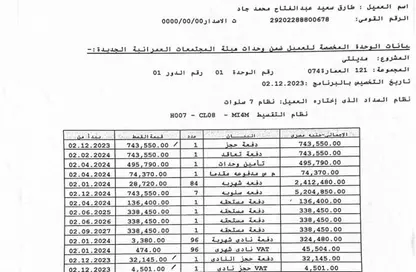 Apartment - 4 Bedrooms - 3 Bathrooms for sale in Madinaty - Cairo